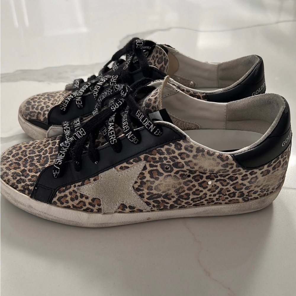 Golden Goose Leopard Sneaker sz 36
